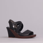 Load image into Gallery viewer, 12288 - CROSSOVER WEDGE SANDAL
