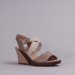 Load image into Gallery viewer, 12288 - CROSSOVER WEDGE SANDAL
