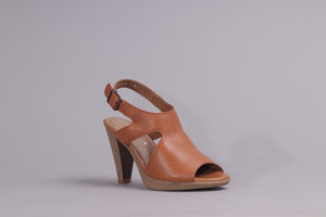 Peep-toe High Heel Sandal - 12417