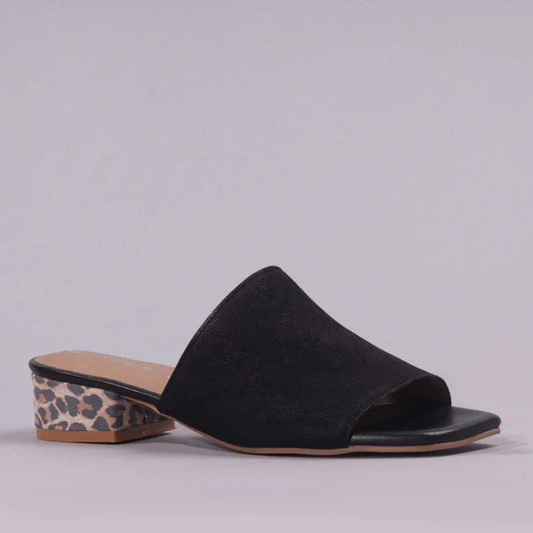 12413 - Low Block Heel Mule